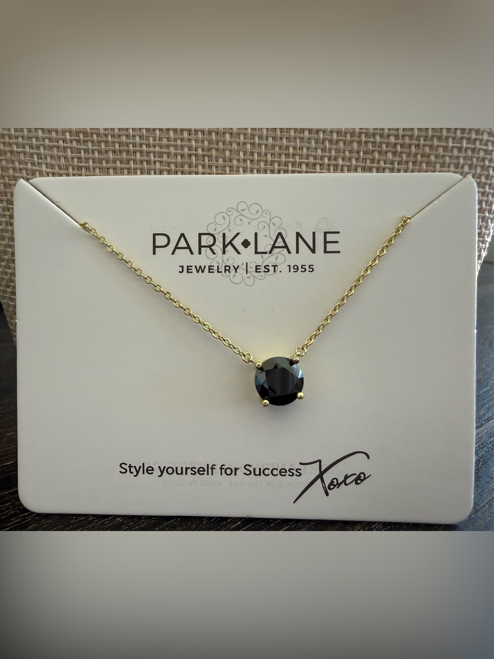 Park Lane Impression Necklace - Jet Black
